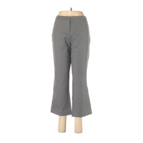 Max&Mia Crop Dress Work Pants Heather Gray Small - Picture 6 of 7